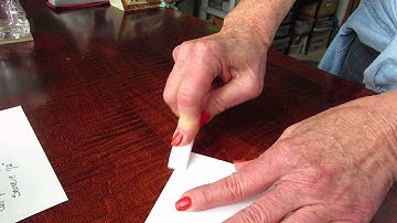 Reverse Easel Card - Vertical Orientation