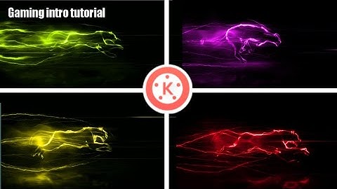 How To Make Running Panther Intro In Kinemaster | How To Make Gaming Intro In Kinemaster Android