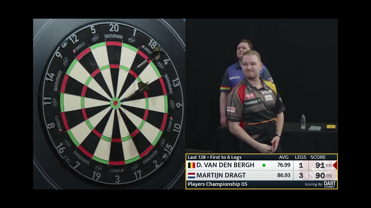 van de bergh vs martijn dragt playerchampionship 5 round 1 [full match]