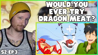 ROASTED EARTH-DRAGON!! | Campfire Cooking In Another World With My Absurd Skill - S2 Ep 3 I Reaction