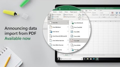 การนำเข้าตารางจาก PDF เข้าไปใน Excel อัตโนมัติ