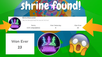 HOW TO FIND SWORD SHRINE - Shrine discovered badge (ROBLOX RB BATTLES EVENT)