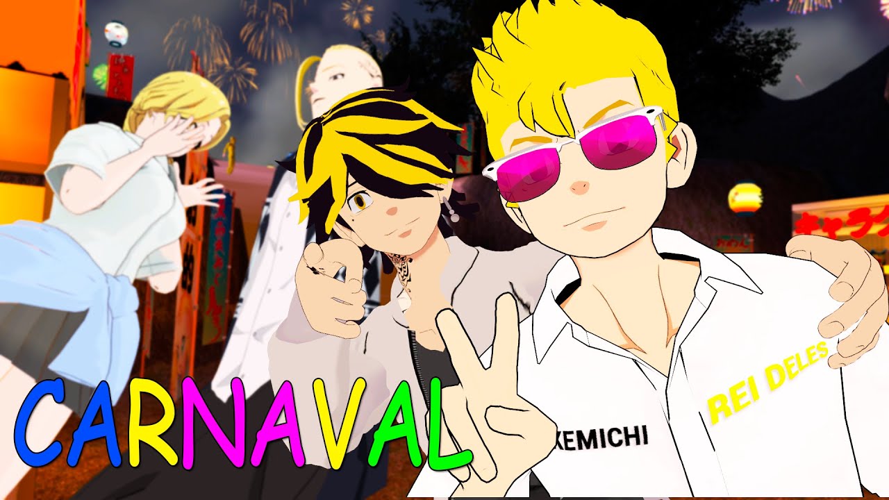 takemichi vai ao carnaval - tokyo revengers vr