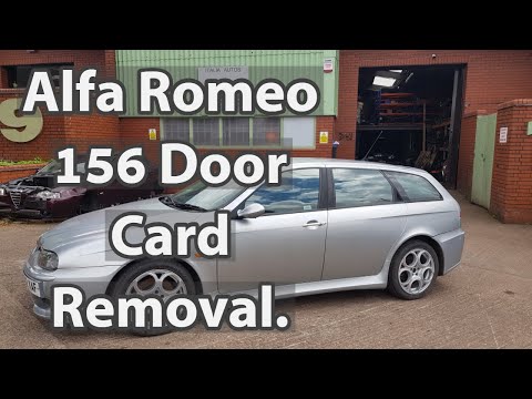 Alfa Romeo 156 Rear Door Card Removal Guide Youtube