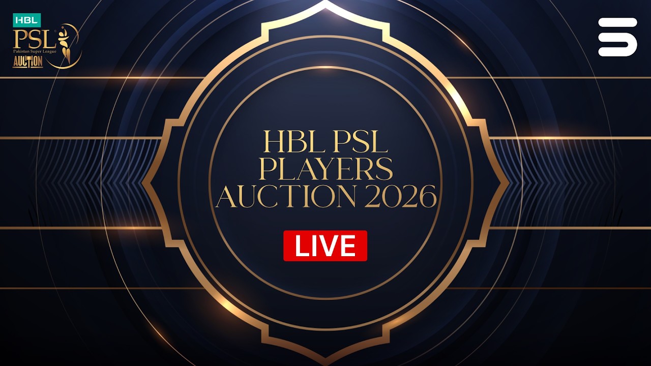 LIVE - HBL PSL 11 Player Auction 2026 in Lahore | MX1K