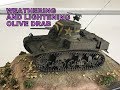 U.S tanks  Olive drab : weathering, chipping, mixing and lightening complete how to