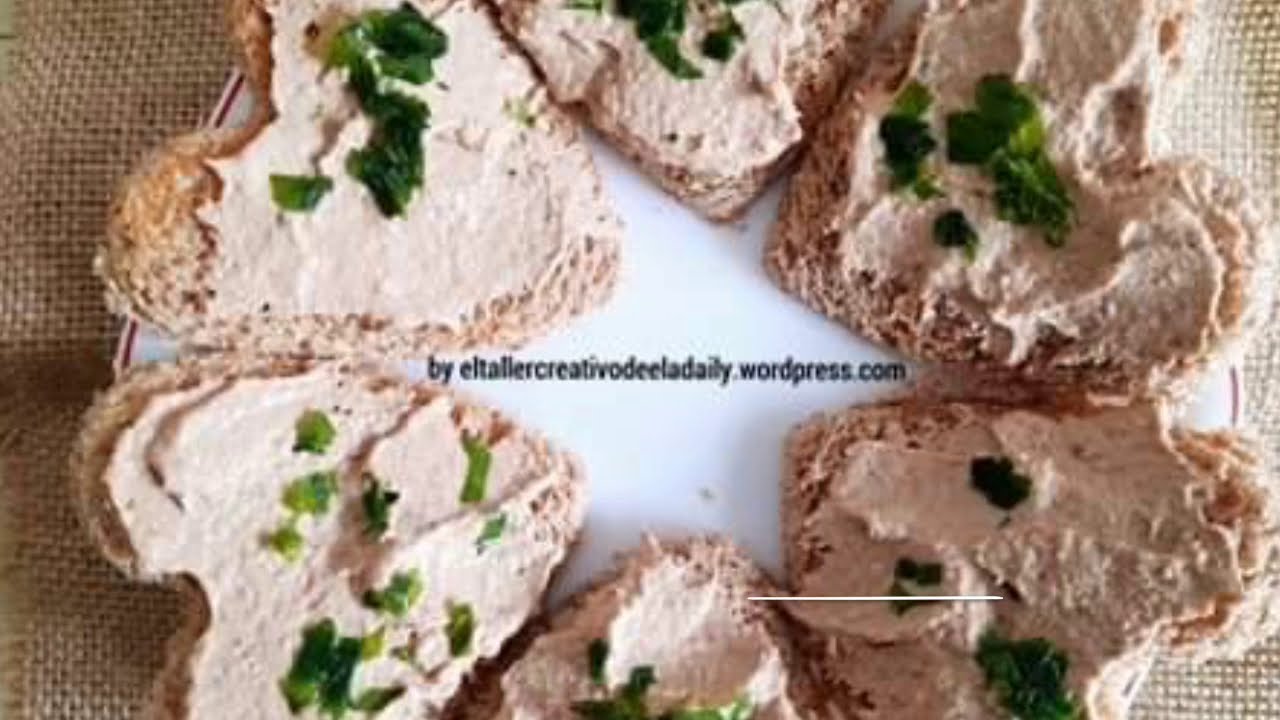 FaltadeHierro? Pâté de sardinas Receta Sardine pâté recipe Iron deficiency? YouTube