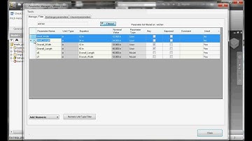Where Used Parameter Manager for Inventor (Addin)
