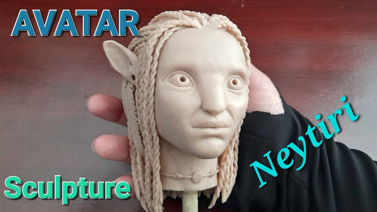 Sculpture Neytiri Avatar Tutorial TimeLapse - YouTube