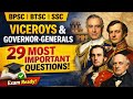 Viceroy & Governor-General ONE SHOT 🎯 | 29 Questions You Can’t Skip 🔥 | BTSC 📘