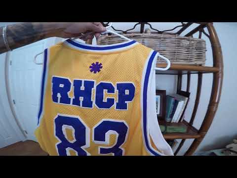 red hot chili peppers lakers jersey