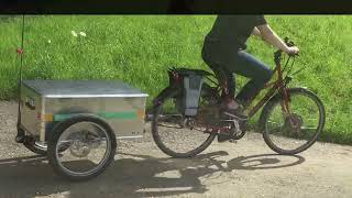 Aidoo Fahrradanhänger Mit Hydraulischen Bremsen, Aidoo Hydraulic Disc Brake