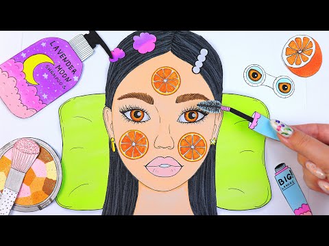 ASMR Makeup & Spa for Girl with PAPER COSMETICS 💄