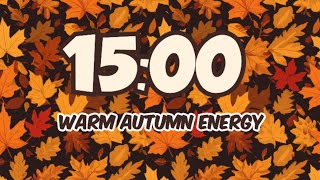 15-Minute Cozy Autumn Leaves Timer – Relax, Focus & Feel the Fall Warmth 🍂"