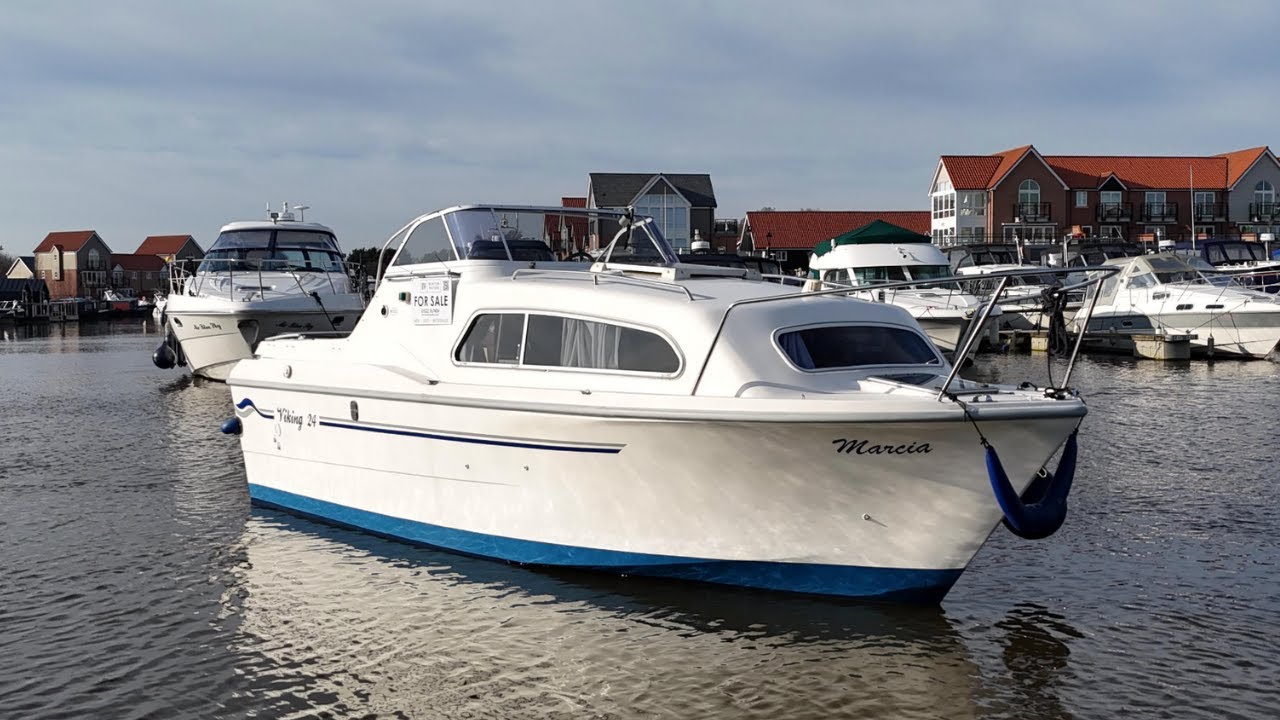 Viking 24 - £29,950 Complete River Cruiser - YouTube