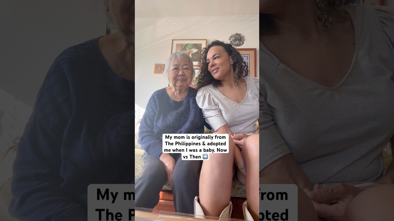 Now vs Then 📸 #motherdaughter #adopted #nowvsthen #beforeandafter #filipinomom #filipina