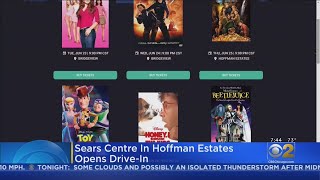 Sears Centre In Hoffman Estates Turns Parking Lot Into Drive-In Movie Theater