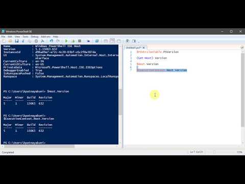 Check your PowerShell Version