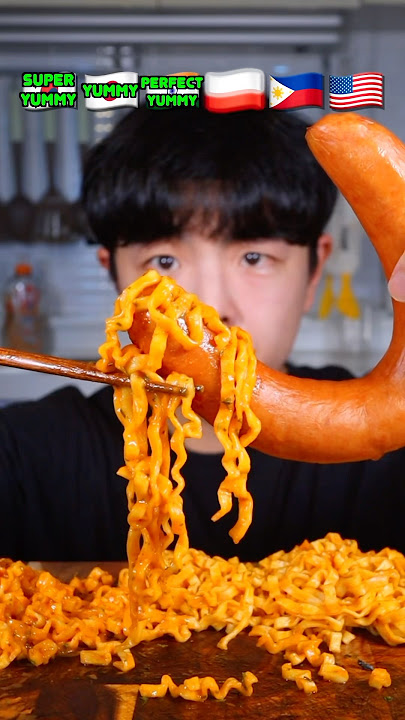 Carbonara buldak💕 #mukbang #stoneychoi