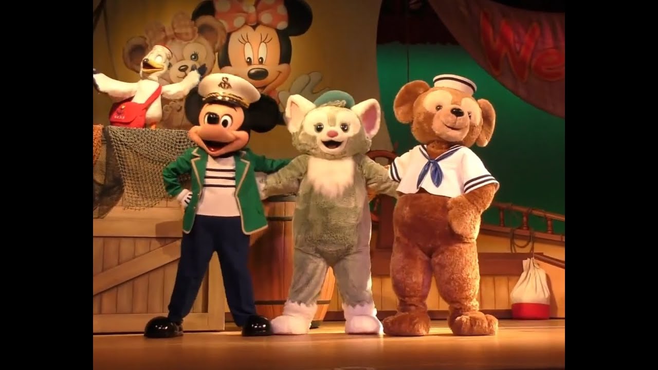 Tds 東京ディズニーシー マイフレンド ダッフィー マイフレ ジェラトーニ 2幕ジェラトーニご挨拶編 最前 ステージ左側 Youtube