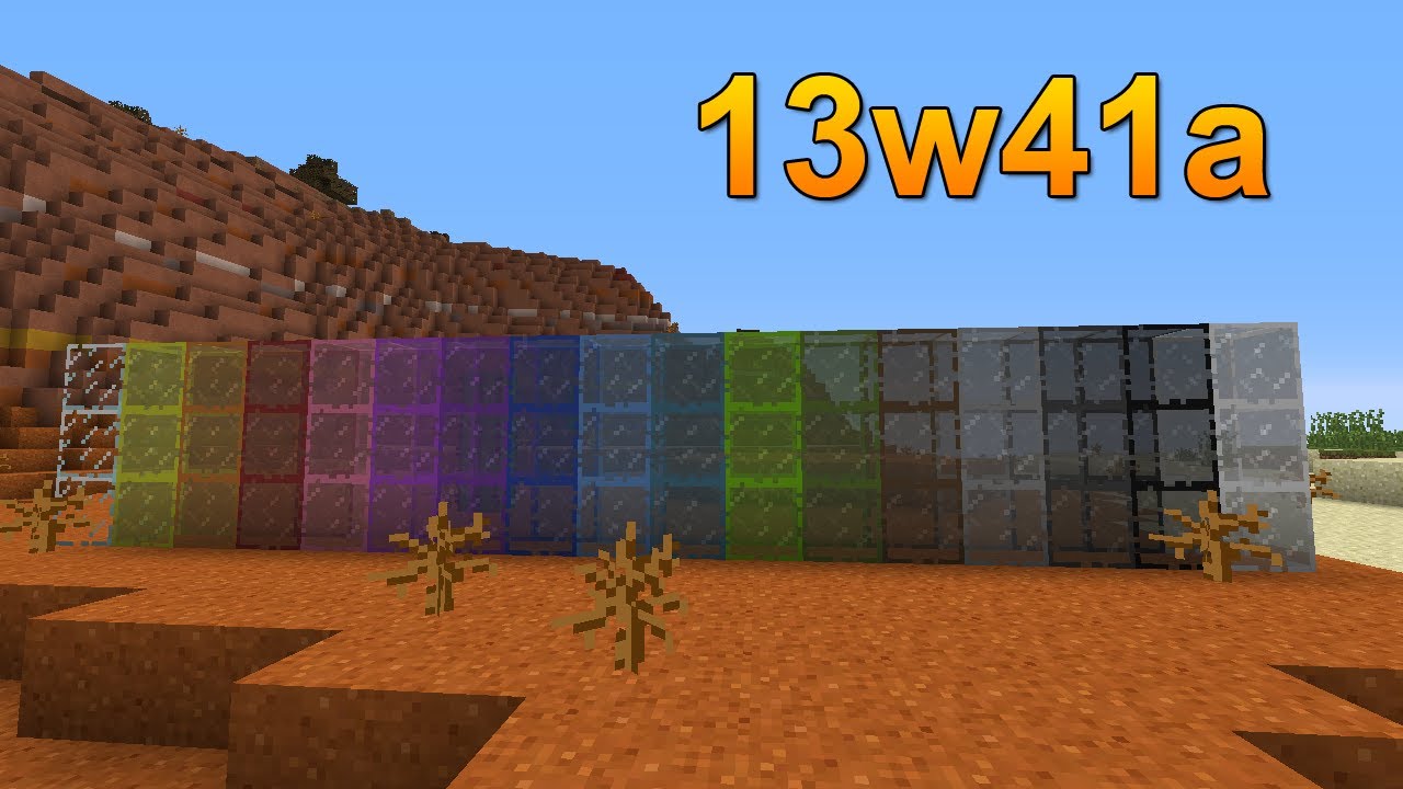 Minecraft 13w41a - Stained Glass!