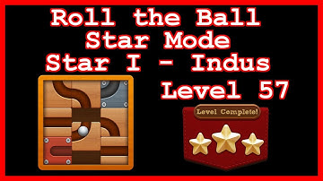 Roll the Ball Indus Level 57 (Star Mode - Star I) - Lösung Solution Walkthrough