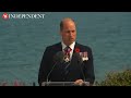 Prince William thanks Canadian military for bravery and sacrifice in D-Day speech