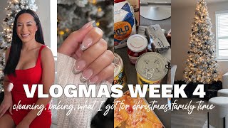 VLOGMAS WEEK 4: Life Chat, Cleaning, Baking, What I Got For Christmas, Family Time | Marie Jay