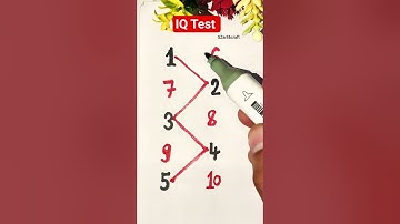 Draw a checkered path with numbers 1 to 10...#art #youtube #shorts