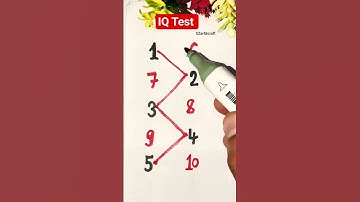 Draw a checkered path with numbers 1 to 10...#art #youtube #shorts