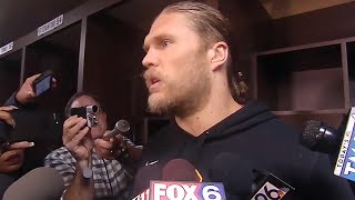 Clay Matthews "Never Heard of Anybody Tackling Somebody Without Any Hands"