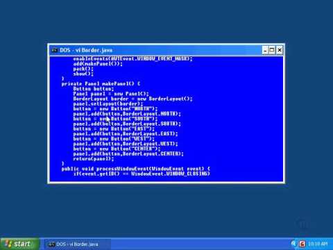 The Border Layout Manager In Java