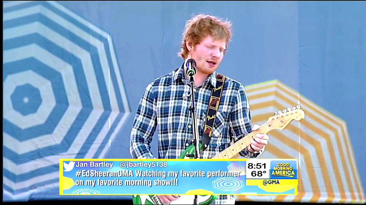 Ed Sheeran- Thinking Out Loud [GMA Summer Concert]