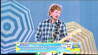 Ed Sheeran- Thinking Out Loud [GMA Summer Concert]