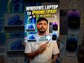 Transfer Videos from windows Laptop to iPhone/iPad #shorts