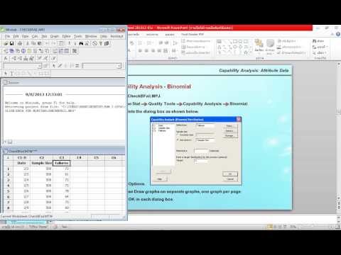 Ex1 Capability Analysis   Binomial