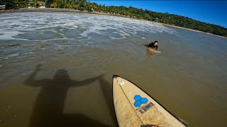 [RUNING OVER THE CROWD] SURFING AT A MAGIC POINT BREAK! (RAW POV)
