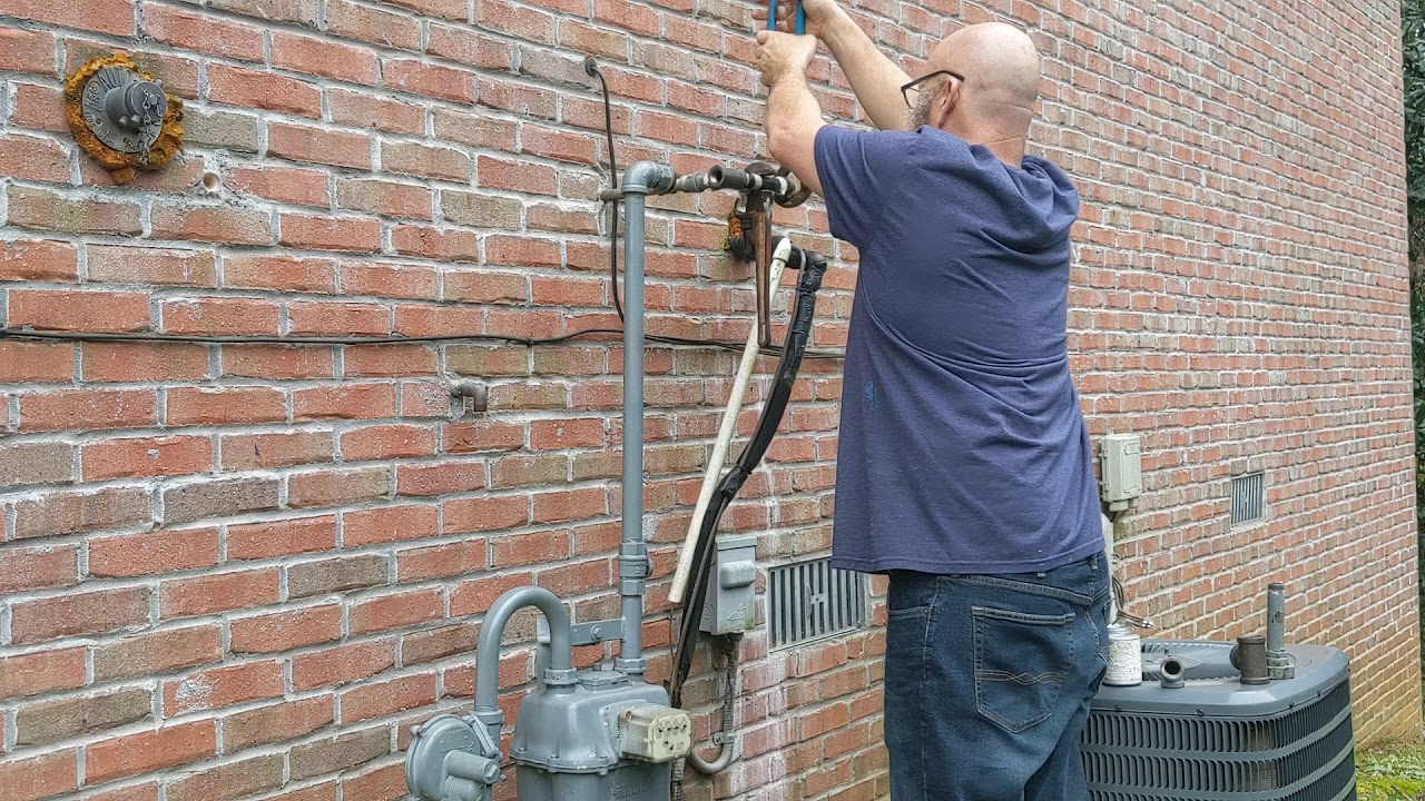 Tapping on to a gas meter. YouTube