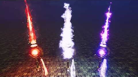 Elemental Sword - VFX / Shader / Cloth Study