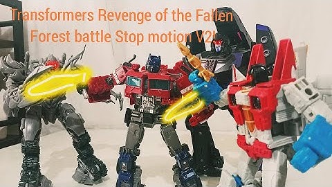 Transformers Rotf Forest Battle Stop motion V2