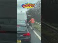 Road rage driver didn't expect THIS to happen #shorts #karma