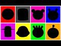 キャラクターで色を学ぶ - いないいないばあ アンパンマン ばいきんまん だだんだん