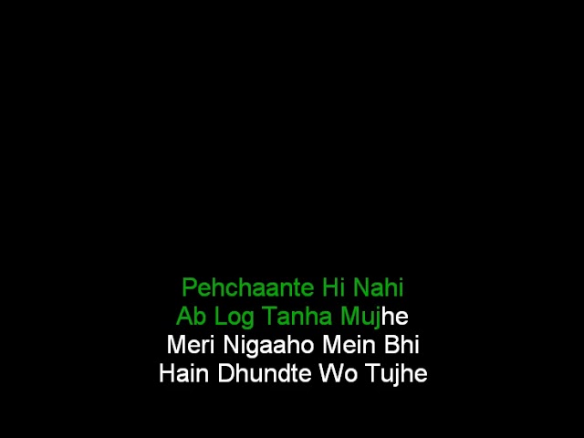 Hasi ban gaye Karaoke With Lyrics