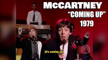 Paul McCartney - Coming Up (MUSIC VIDEO FULL HD (with lyrics) 1979