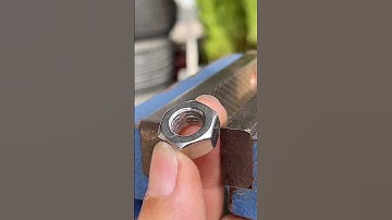 Tip for using a nut to connect plastic pipes tight. #diy