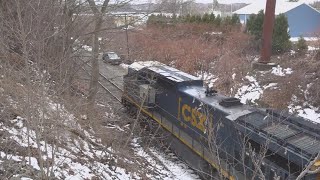 Man hospitalized for serious injuries after hit by train in Lewiston