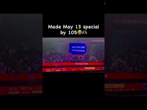 105 runs virat Kohli 😊 #explore #ipl2026 #viratkholi #viral #trending #eesalacupnamde #shortvideo