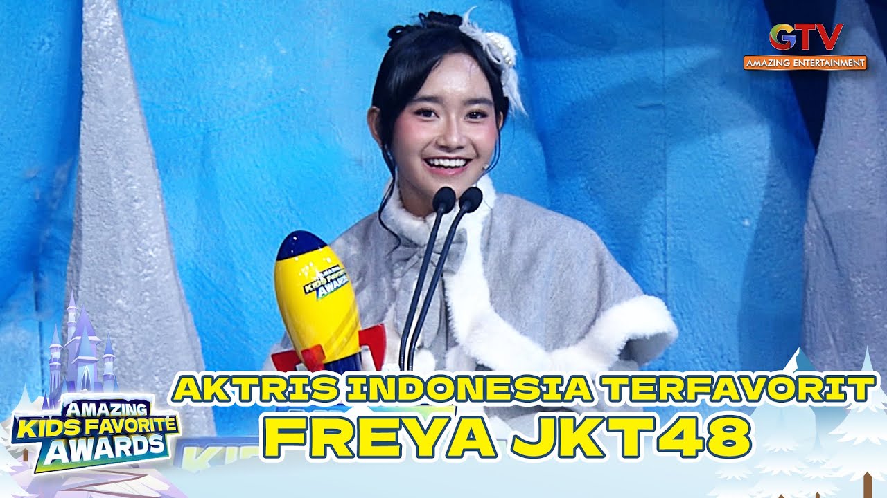 CONGRATULATION FREYA! Pemenang Aktris Indonesia Terfavorit! | AMAZING KIDS FAVORITE AWARDS 2025