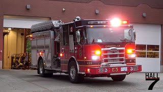 Coquitlam Fire Rescue - Engine 3 Responding