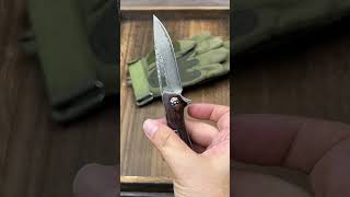 #EDCknife #DamascusSteel #ClipJoint #OutdoorGear #CampingLife #Bushcraft #EverydayCarry